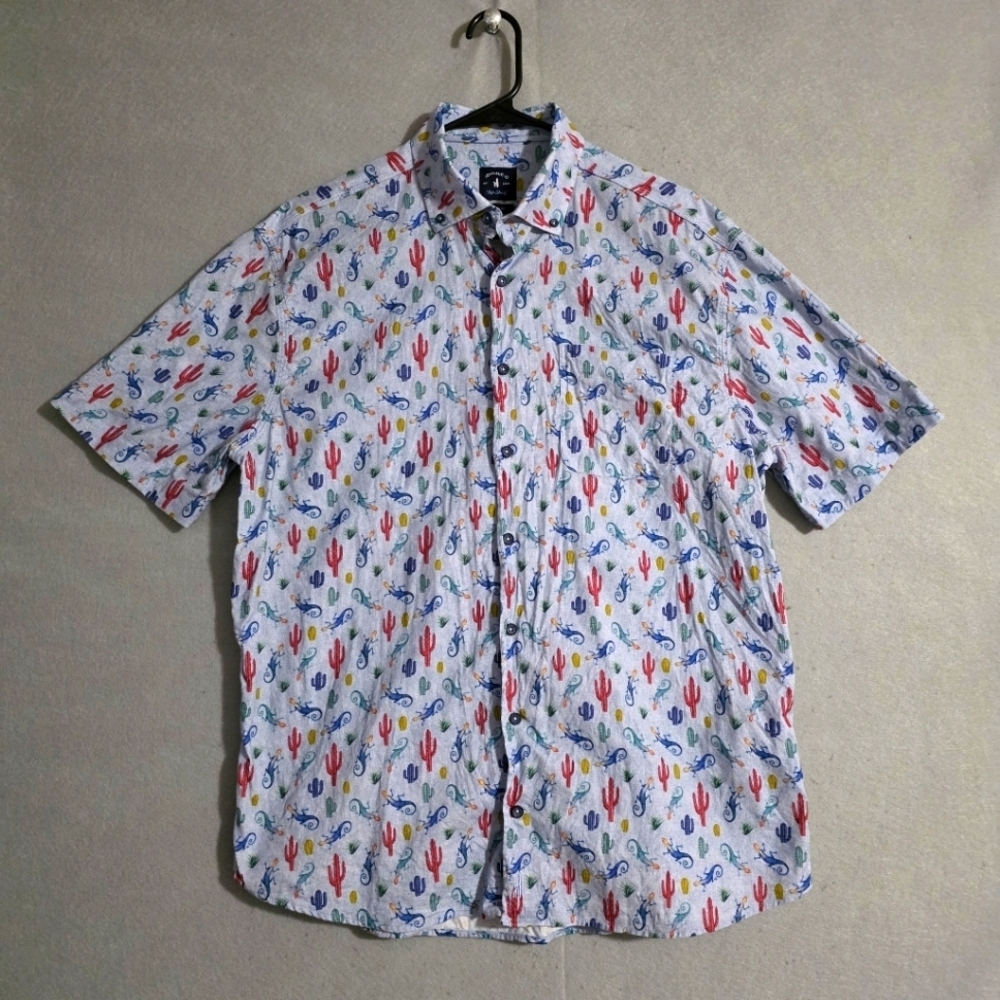 Johnnie O Mens Top Shelf Sedona Button Down Shirt JMWS2640 Size Large